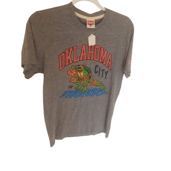 Homage Oklahoma City Thunder TMNT Crossover T-Shirt Small NWT - Picture 1 of 6